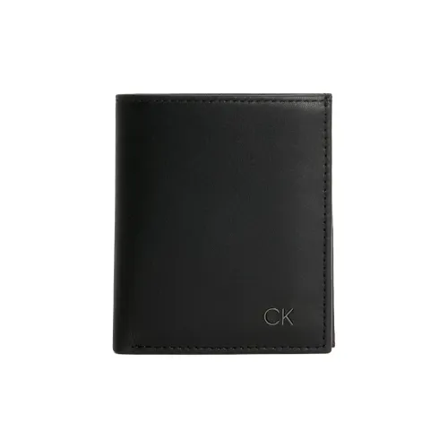 CALVIN YM0YM00313 Smooth Leather Wallet Men's Black