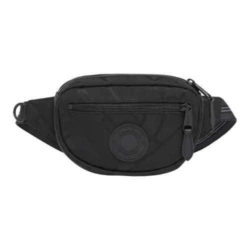 Burberry Polyester Fanny Pack Small Size Unisex Black