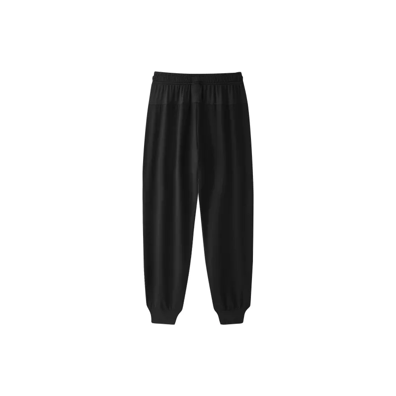 K bird Casual Pants Unisex Black-1