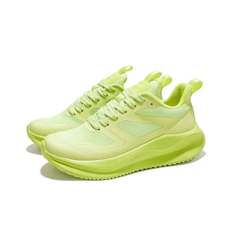 Feiyue Breathable Lightweight Low-Top Casual Shoes Unisex Neon Green-2