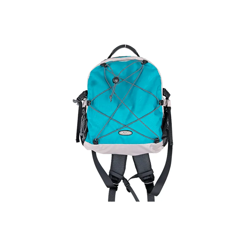SUMAYZOY Polyester Backpack Small Size Unisex Vintage Red/Light Gray-12