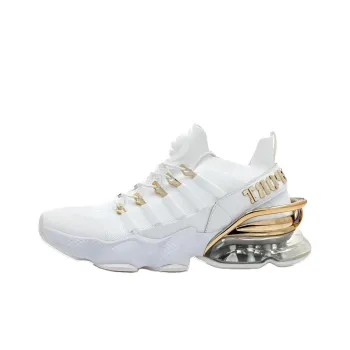 PHILIPP PLEIN Low Top Casual Shoes Men's White Gold