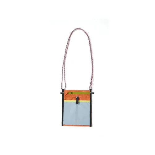 NOTHOMME Polyester Mini Bag, Shoulder Bag Unisex Blue Orange/Yellow Purple/Yellow Green