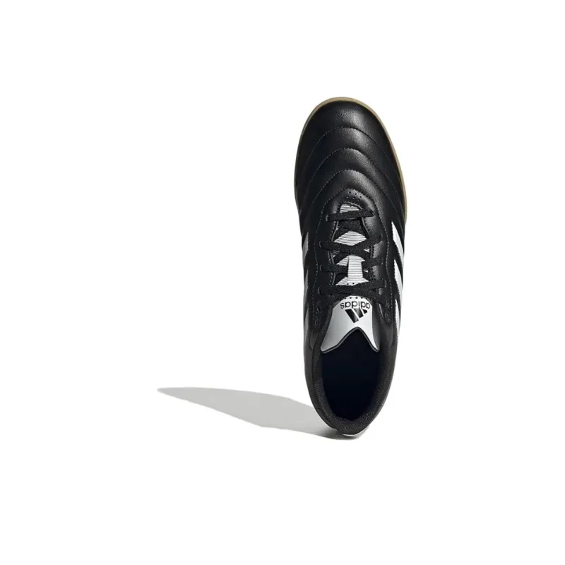 Adidas GOLETTO 8 IC/IN Shock Absorbers With Slip Resistant Features Soccer Shoes Men's Black White-4