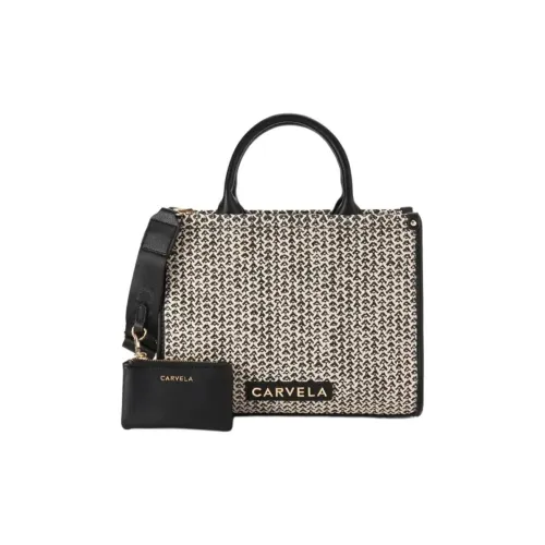 Kurt Geiger London Woven Fabric Shoulder Bag Crossbody Bag Handbag Medium Size Women's Black