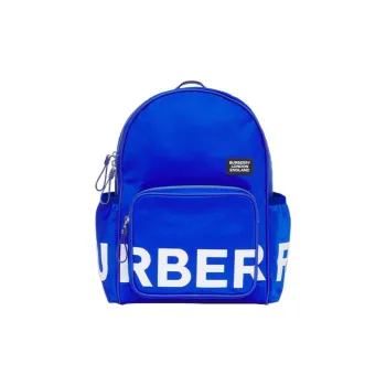 Burberry Nylon Fabric Backpack Kids' Blue