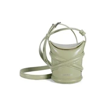 Alexander McQueen Calfskin Shoulder Bag Crossbody Bag Mini Women's Grass Green