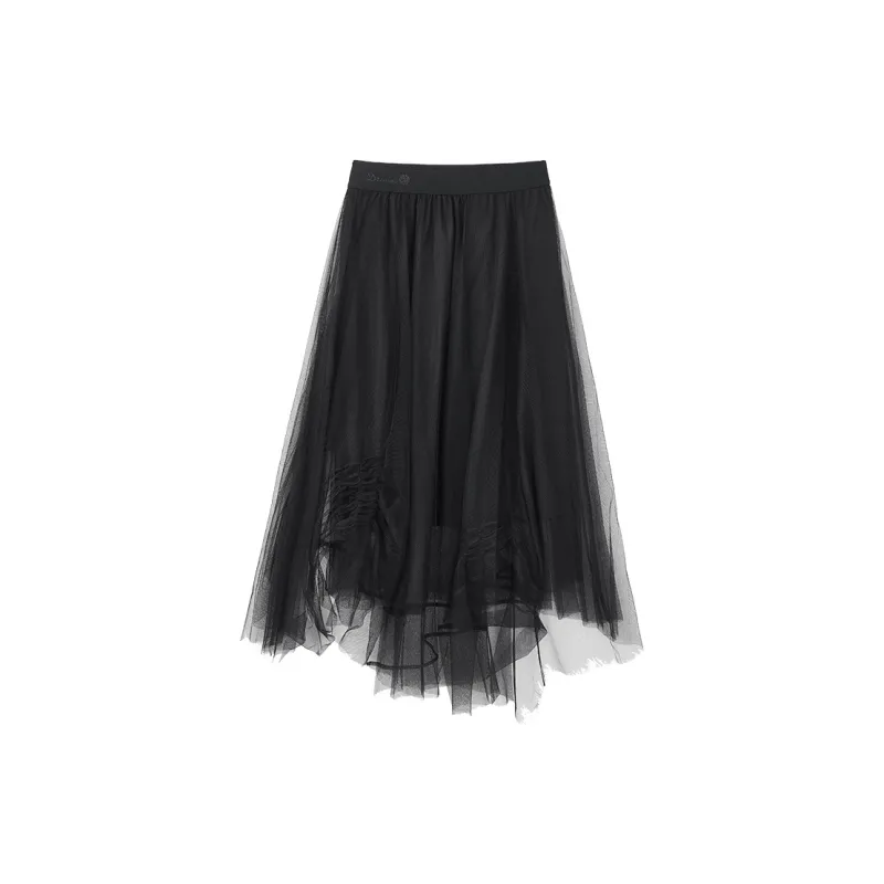 Yu Qianwen Casual Long Skirts Women's-1