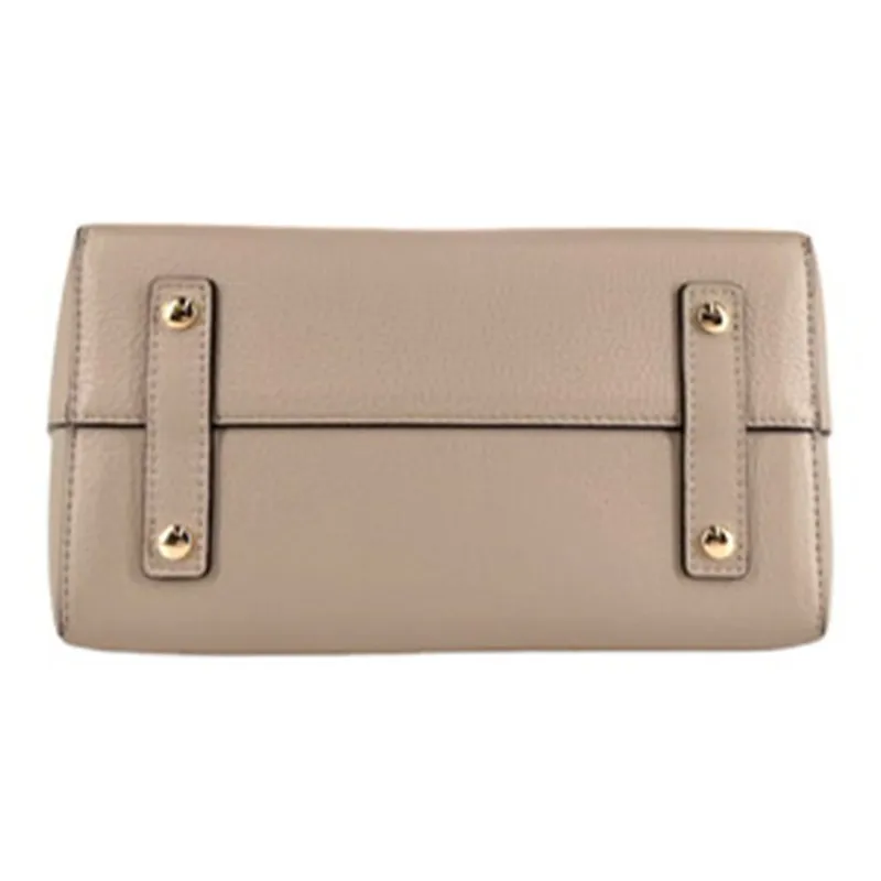 Burberry Cow Leather Shoulder Bag Crossbody Bag Handbag Small Size Women's Gray-5