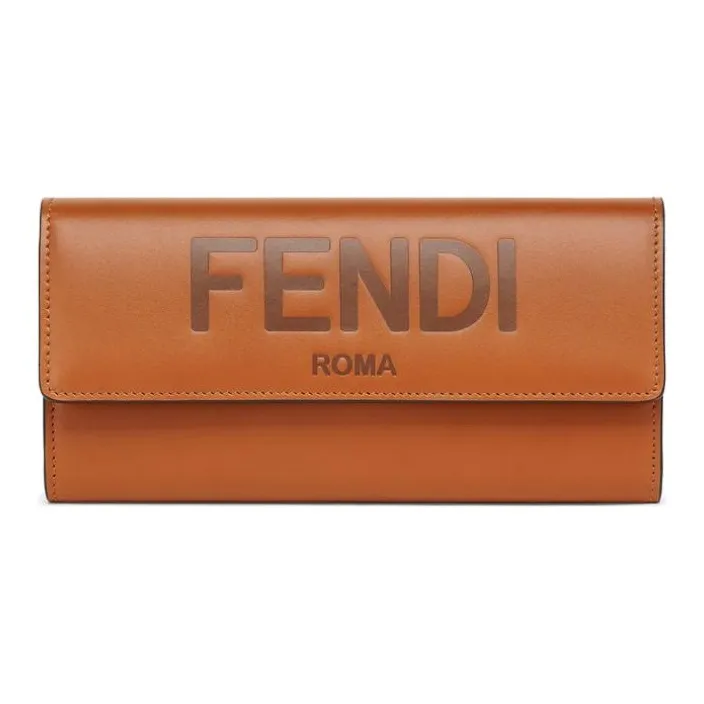 FENDI Logo Embossed Continental Wallet-0