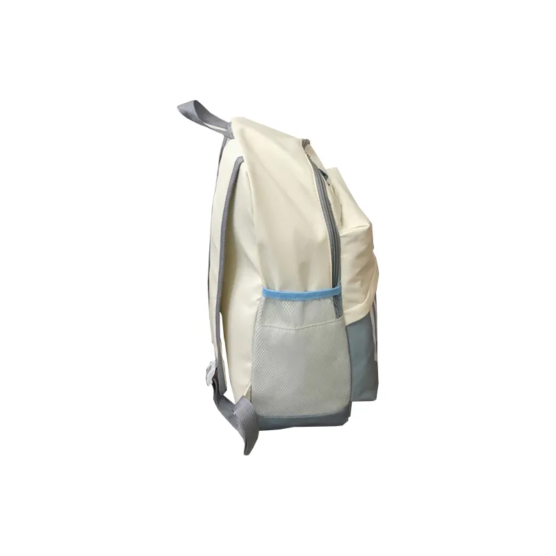 GF Nylon Backpack Large Size Unisex Black/White-7