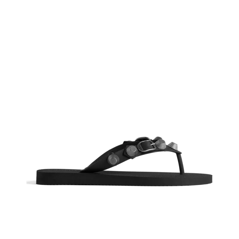 Balenciaga Cagole Thong Sandals 'Black' Women's-1
