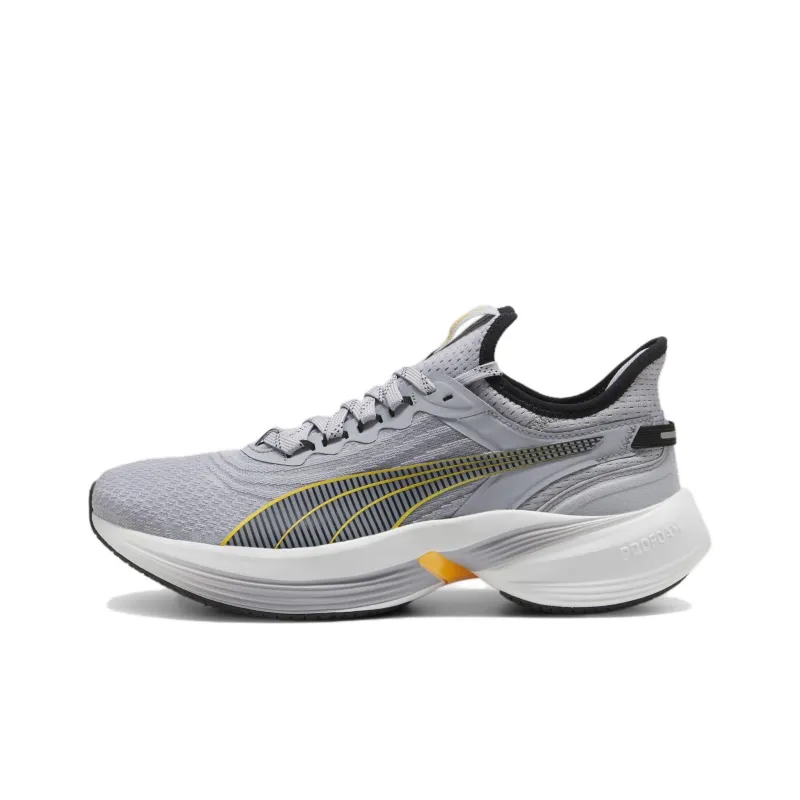 PUMA Anti Slip Wear Resistant Low Top Running Shoes Unisex Gray-0