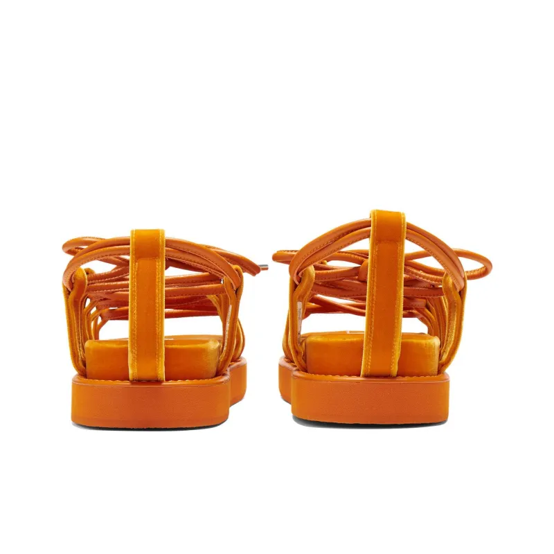 Onitsuka Tiger TIGER WARAJI Beach Sandals Unisex Orange-5