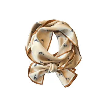 Youyoulan Silk Scarf Hair Band Ribbon Women's