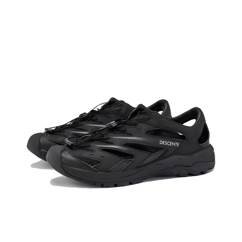DESCENTE Sport Style Slip Resistant Breathable Grip River Trekking Shoes Unisex Black-2