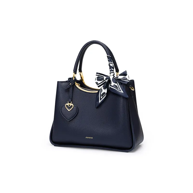 JUST STAR Artificial Leather Shoulder Bag, Crossbody Bag, Handbag Medium Size Women's Blue/Red/White-0