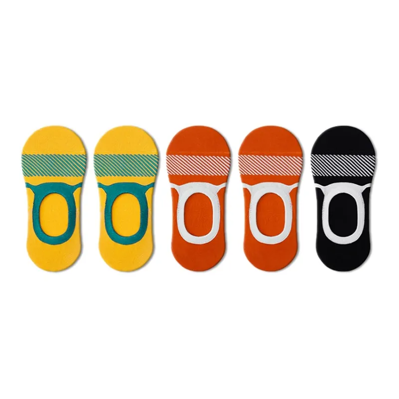 LUOLIAN No Show Socks Men's 5 Pack-2