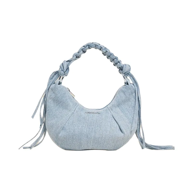 HOLZWEILER Cotton And Denim One Shoulder Handbags Regular Women's Light Blue-0