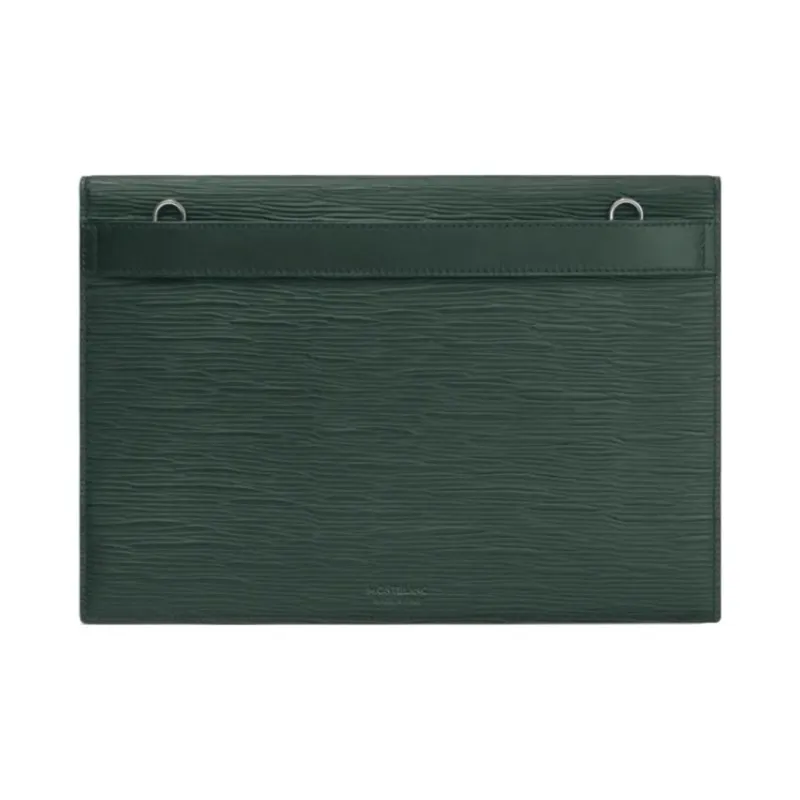 MONTBLANC Meisterstuck Cow Leather Clutch Men's British Green-3