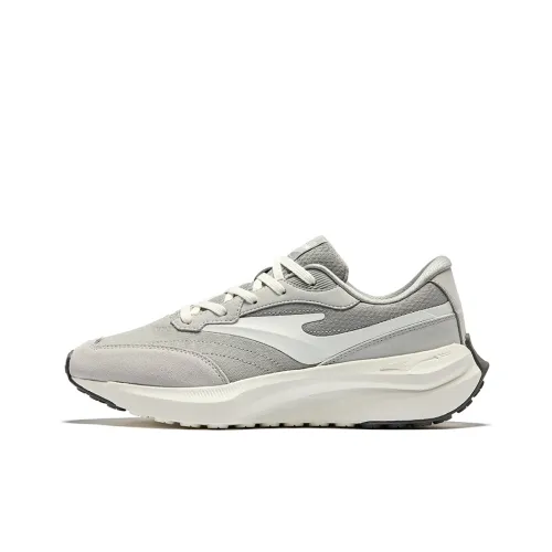 Erke Casual Shoes Men Low-Top Recycling Gray Mist Gray