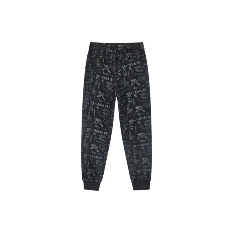 JOHN RICHMOND Casual Pants Men's Black Letter-1