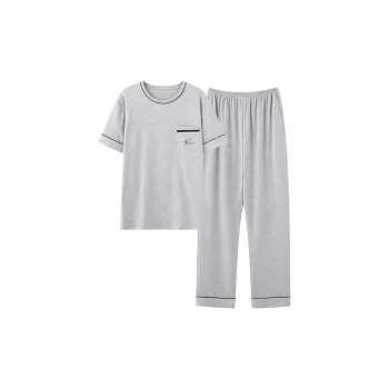 MADALLO Pajama Set Men's Light Heather Gray