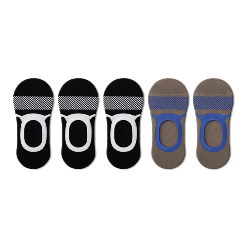 LUOLIAN No Show Socks Men's 5 Pack-3