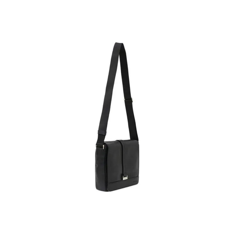 FERRAGAMO Calfskin Shoulder Bag Crossbody Bag Mini Women's Black-1