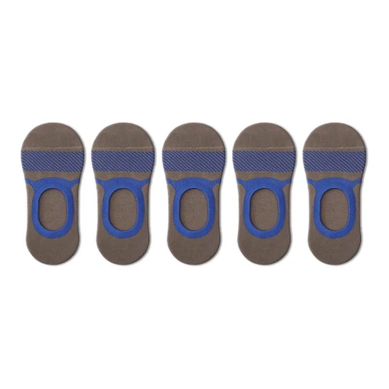 LUOLIAN No Show Socks Men's 5 Pack-10