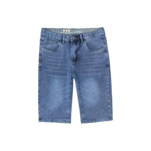 YABAOBAO Denim Shorts Men Blue