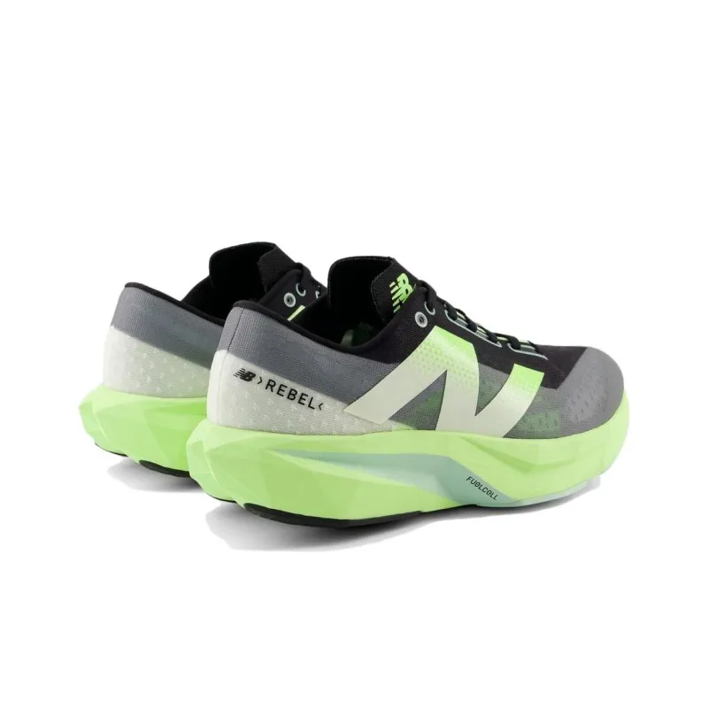 New Balance FuelCell Rebel V4 Black Lime-5