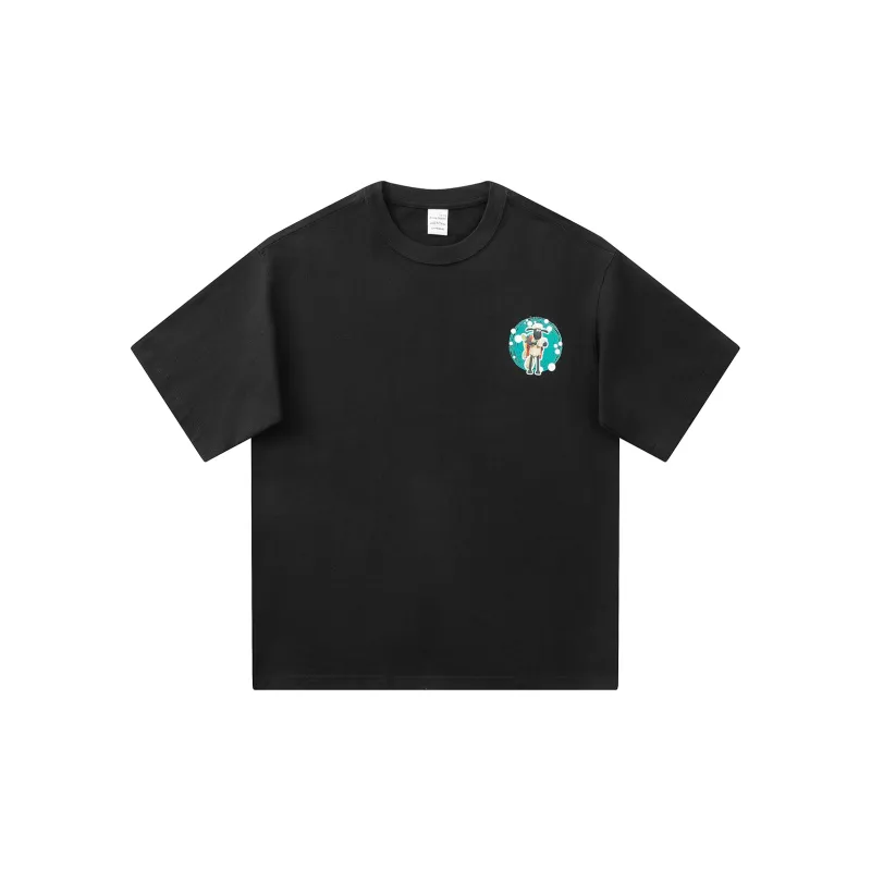 SHAUN THE SHEEP Shaun The Sheep Drop Shoulder Sleeve Summer T Shirt Unisex Couple's-1
