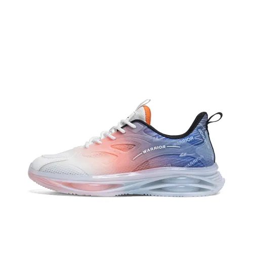 WARRIOR Wing Series Running Shoes Men Low Top Black, Blue, Orange