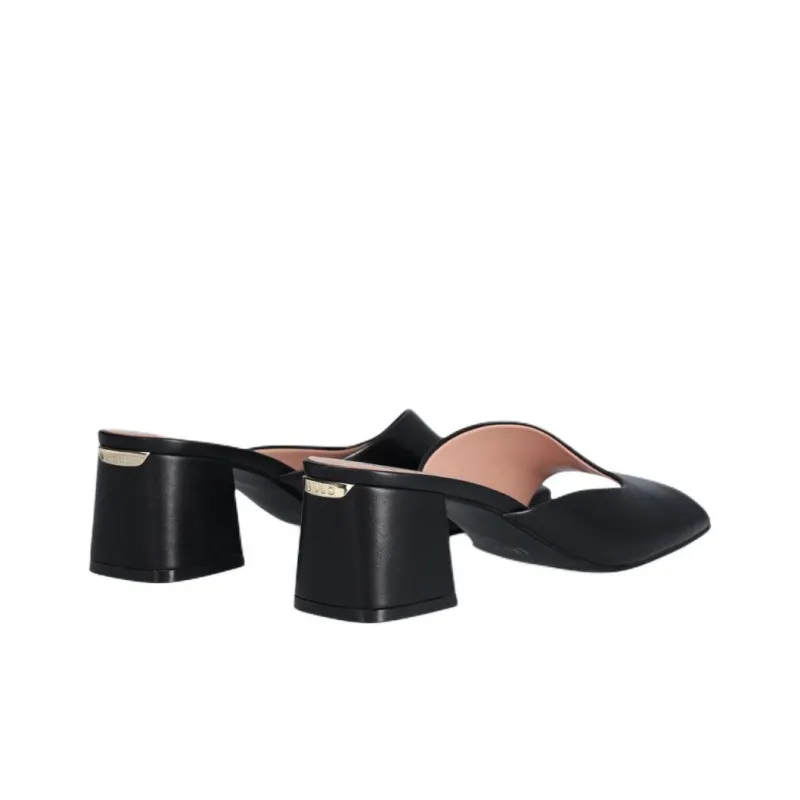 LIU JO Square-toe Leather Mules-3