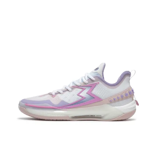 361° BIG3 5.0 Quick PRO Basketball Shoes Men Low-Top 361° White/Digital Lavender