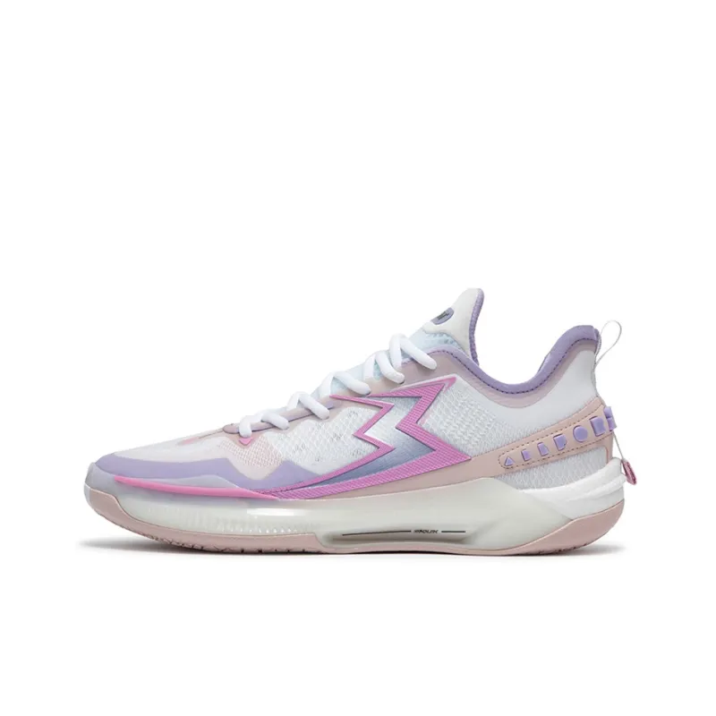 361° BIG3 5.0 Quick PRO Basketball Shoes Men Low Top 361 Degrees White/Digital Lavender-0