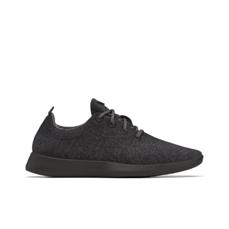 Allbirds Wool Runner Cushioning Wear-Resistant Low-Top Casual Shoes Women's Natural Black-1