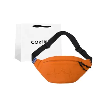 CORE BIRD Nylon Shoulder Bag Unisex White/Black/Orange/Green