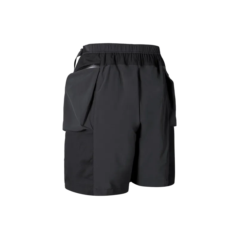 REINDEE LUSION Cargo Shorts Unisex Black-5