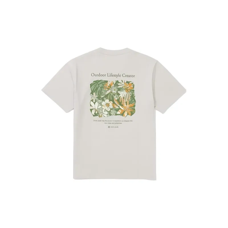 Snow Peak Drop Shoulder Sleeve T Shirt Men's-1
