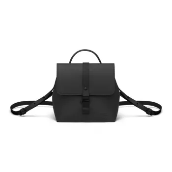 Gaston Luga Eco-friendly Material Student Backpack Mini Women's Elegant Black/Cream White