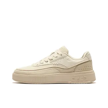 Erke Fun Play Durable Breathable Low Top Skateboard Shoes Men's Egg Milk Gray Light Smoke Brown