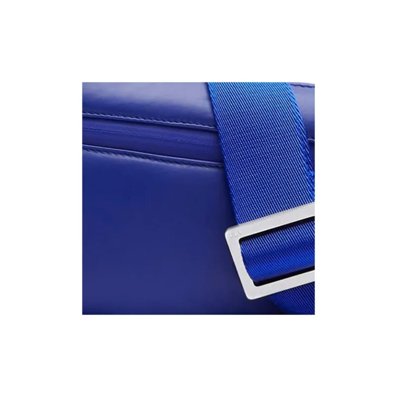 Burberry Smooth Calf Leather Shoulder Bag, Crossbody Bag Regular Men's Blue-4