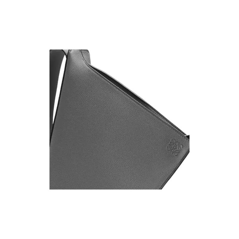 LOEWE Anton Sling Calfskin Shoulder Bag, Sling Bag Men's Anthracite/Gray-3