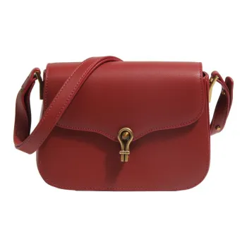 YOCAMU Cow Leather Small Square Bag Shoulder Bag Crossbody Bag Women's Multicolor