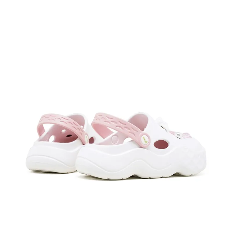 EXULL Q Clogs Women's White Pink-4