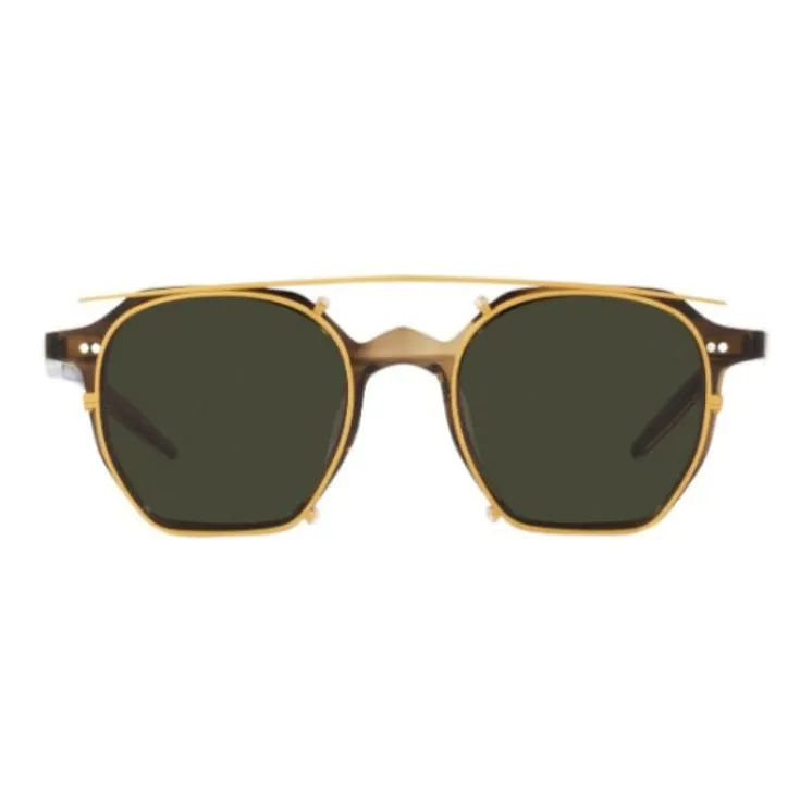 Oliver Peoples Aviator Sunglasses Men's Gold-1