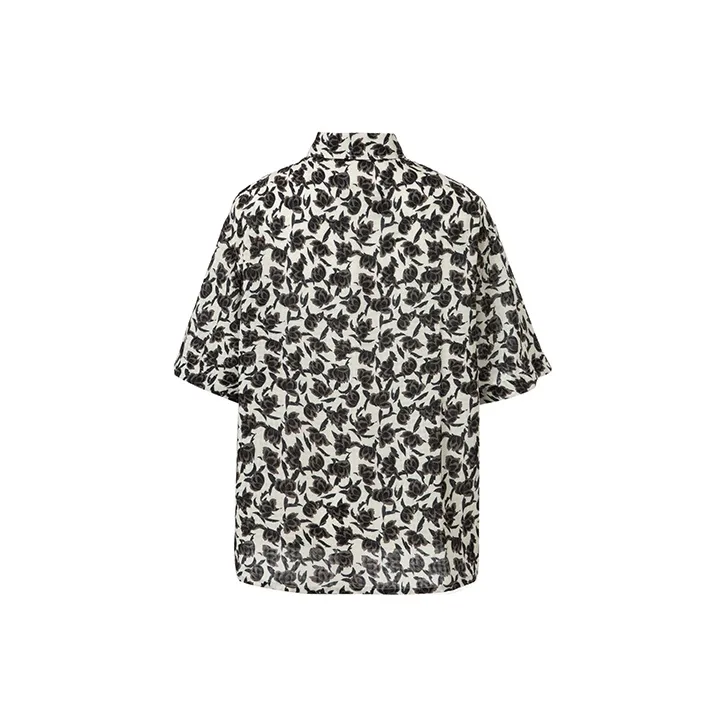COUNTRY MOMENT Shirt Unisex Black And White Print-1