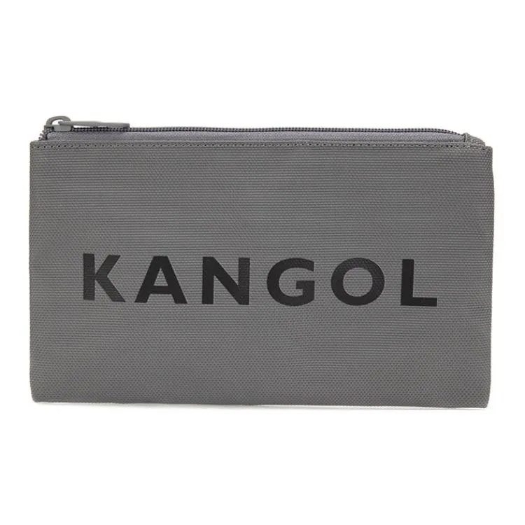 KANGOL Nylon Backpack Unisex Dark Gray-3
